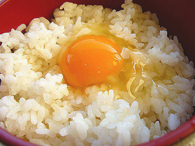 名古屋コーチン産みたて卵と新米こしひかりで玉子かけご飯