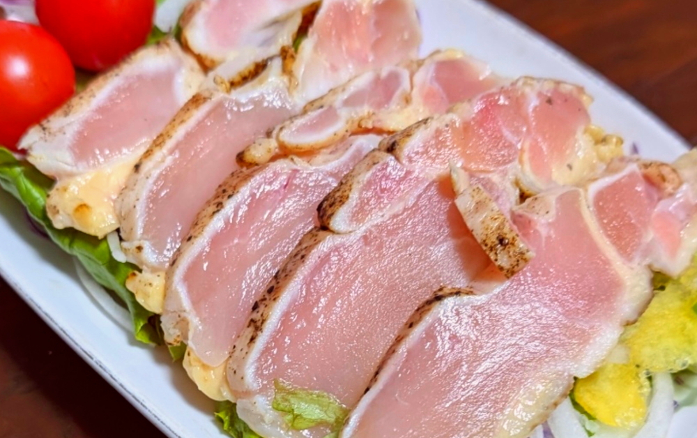 むね肉たたき