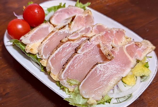 スッキリむね肉たたき