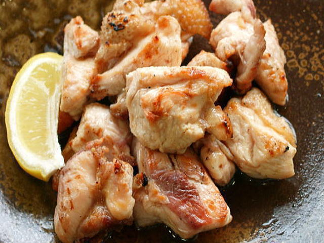 むね肉の塩焼き